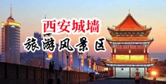 男人疯狂艹女人下面中国陕西-西安城墙旅游风景区
